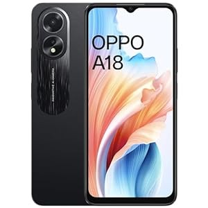 OPPO A18 (Glowing Black, 64 GB)  (4 GB RAM)