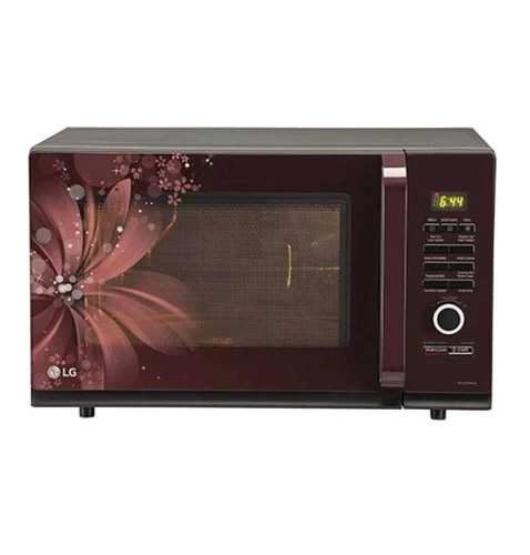 LG 28 L Diet Fry and 360 Motorised Rotisserie for crispy and tasty bar-be-que recipes Convection Microwave Oven  (MC2886BRUM, Blac