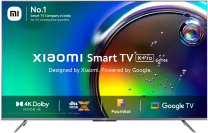 Mi X Pro 125 cm (50 inch) Ultra HD (4K) LED Smart Google TV 2023 Edition with 4K Dolby Vision IQ | HDR10+ | Dolby Atmos | DTS X | Vivid Picture Engine 2 with Adaptive Brightness