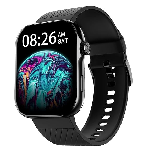 Noise ColorFit Ultra 3 Bluetooth Calling Smart Watch with Biggest 1.96" AMOLED Display, Premium Metallic Build, Functional Crown, Gestu