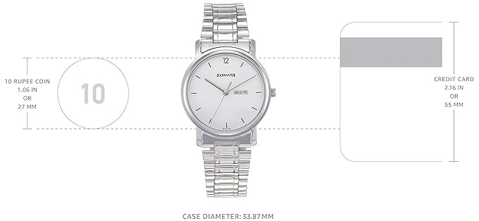 Sonata White Dial Analog watch