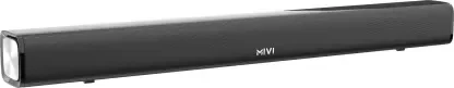 Mivi Fort S60 with 2 in-built subwoofers, Made in India 60 W Bluetooth Soundbar  (Black, 2.2 Channel)