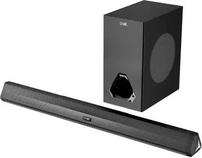 boAt Aavante Bar Orion with Multiple Connectivity Ports, EQ Modes 160 W Bluetooth Soundbar  (Pitch Black, 2.1 Channel)