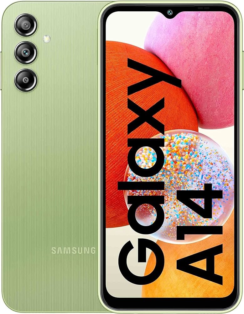 SAMSUNG Galaxy A14 (Light Green, 128 GB)  (4 GB RAM)