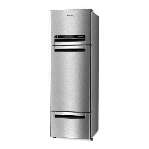 Whirlpool 240 L Frost Free Triple Door Refrigerator  (German Steel, FP 263D PROTTON ROY GERMAN STEEL (N))