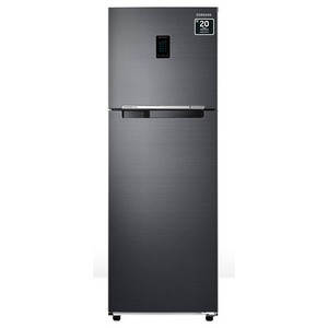 SAMSUNG 322 L Frost Free Double Door 2 Star Convertible Refrigerator with Convertible 5-in-1 , Digital Inverter with Display  (Luxe Black, RT37C4512BX/HL)