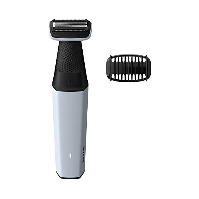 Philips BG3005/15 Cordless Showerproof Body Groomer for Men with foil Shaver, Safe for All Body Areas, Body Private Part Shaving