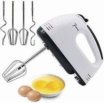 Vruta 7-Speed Hand Mixer with 4 Pieces Stainless Blender, Ice-Cream Egg Cake/Cream Mix, Egg Bitter (Color May Vary) 260 W Electric Whisk, Hand Blender  (Multicolor)