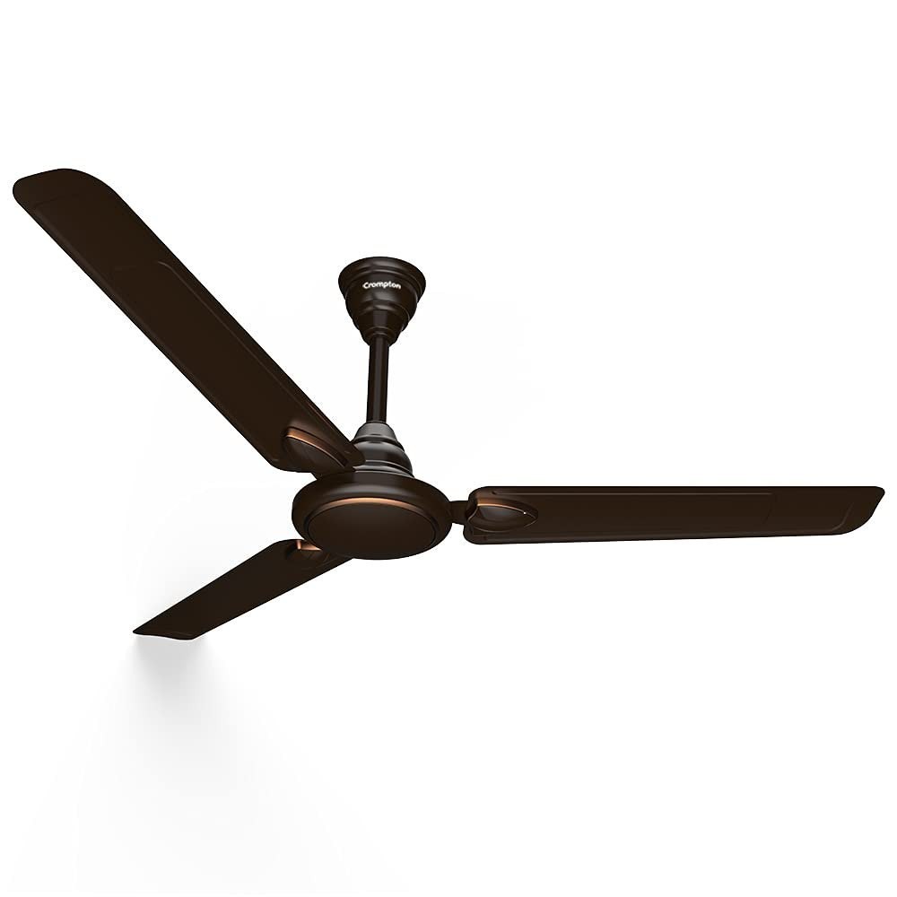 Crompton SUREBREEZE HILLBRIZ (1 Star) 1200 mm 3 Blade Ceiling Fan  (Brown, Pack of 1)