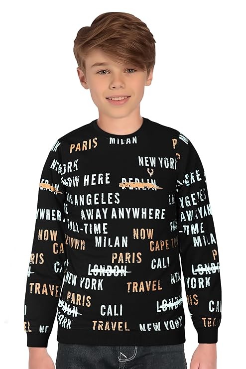 Allen Solly Boys Cotton Round Neck Sweatshirt