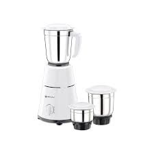 BAJAJ GX 1 500 W Juicer Mixer Grinder (3 Jars, White)