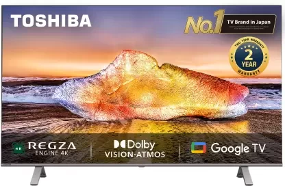 TOSHIBA C350MP 108 cm (43 inch) Ultra HD (4K) LED Smart Google TV 2023 Edition with Dolby Vision Atmos and REGZA Engine  (43C350MP)