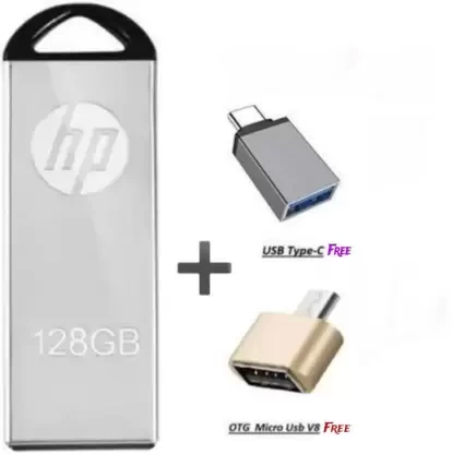 HP MT v220w 128 GB Pen Drive  (Multicolor)