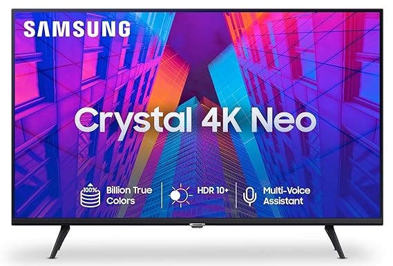 Samsung 108 cm (43 inches) Crystal 4K Neo Series Ultra HD Smart LED TV UA43AUE65AKXXL (Black)