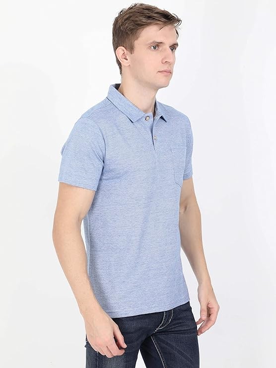 ECOLINE Clothing Eco-Friendly Men's 50/50 Blend Polo T-Shirt