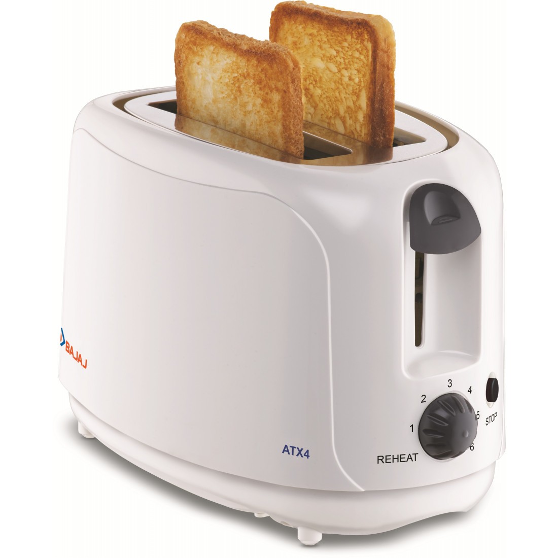 BAJAJ ATX4 750 W Pop Up Toaster  (White)