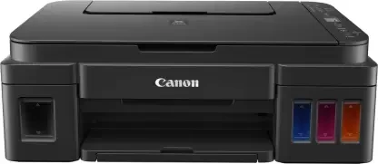 Canon PIXMA MegaTank/Ink Efficient G3012 Multi-function WiFi Color Ink Tank Printer (Color Page Cost: 0.21 Rs. | Black Page Cost: 0.09 Rs. | Borderless Printing) with 2 additional Black Ink Bottles  (