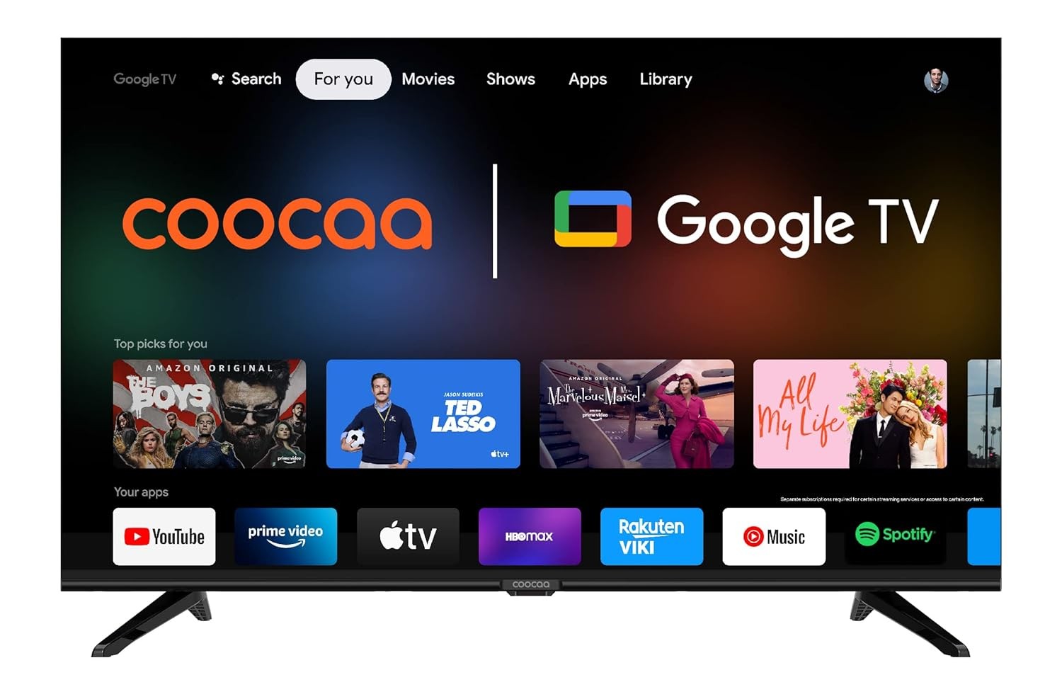 Coocaa 138 cm (55 inch) Ultra HD (4K) LED Smart Android TV with Google Assistant, HDR 10 and Dolby Audio  (55S6G Pro)