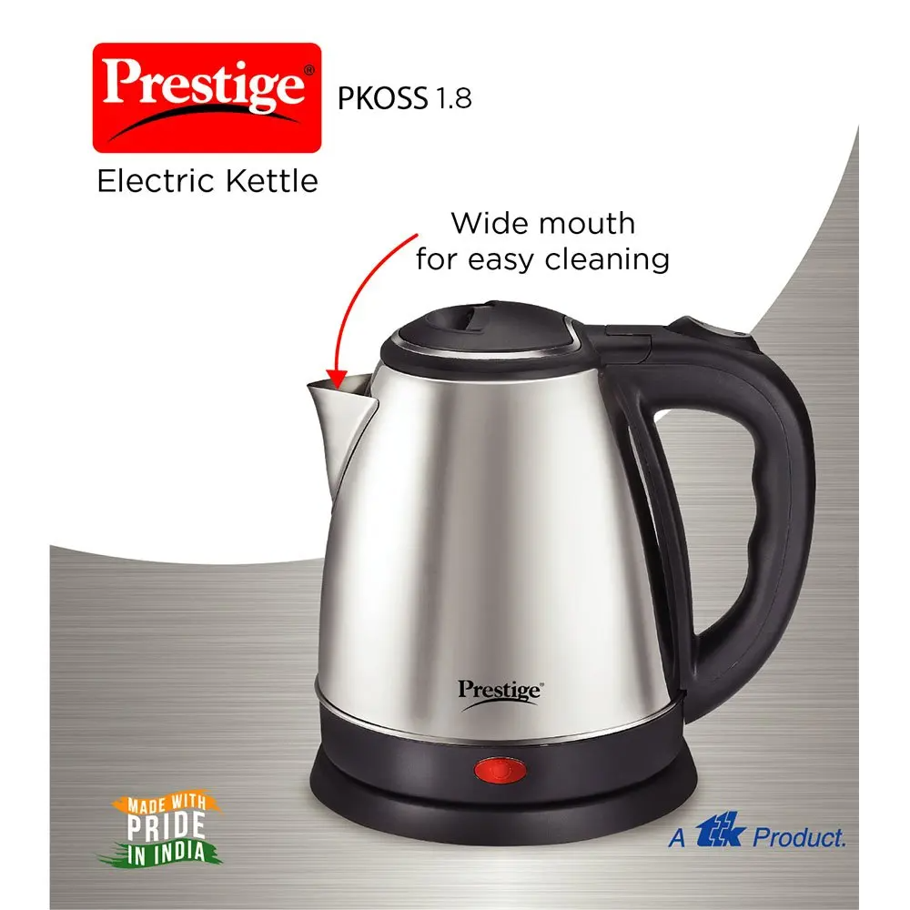 Prestige Atlas 1.8 Electric Kettle  (1.8 L, Blue, Silver)